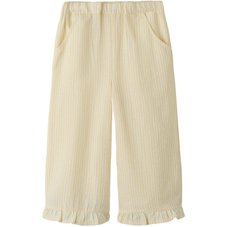 Lil'Atelier Coconut Milk Sahara Sun Nmffolly Wide Bukser Lil
