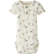 Lil'Atelier Coconut Milk Sea Animals Nbmlavo Esi Ss Slim Body Lil