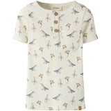 Lil'Atelier Coconut Milk Sea Animals Nmmlavo Esi Ss Slim Top Lil