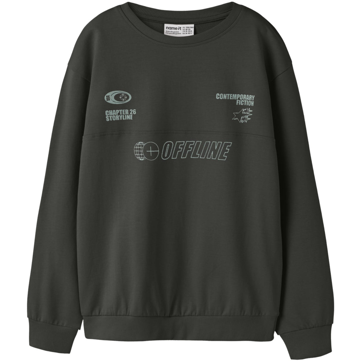 Name It Peat Nkmkas Ls Nreg Sweat Unb