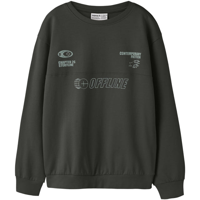 Name It Peat Nkmkas Ls Nreg Sweat Unb