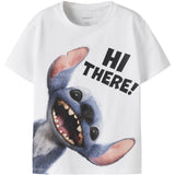 Name It Bright White Nmmjylle Stitch Ss Nreg Top Wdi