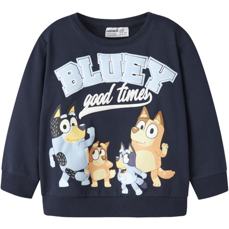 Name It Navy Blazer Nmmjust Bluey Nreg Sweat Unb Noos Sky