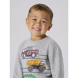 Name It Grey Melange Nmmjorge Tonka Nreg Sweat Unb Cplg