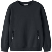 Name It Black Nkmleo Ls Nreg Sweat Bru