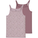Name It Violet Ice Nkfstrap Top 2P Violetflower Noos