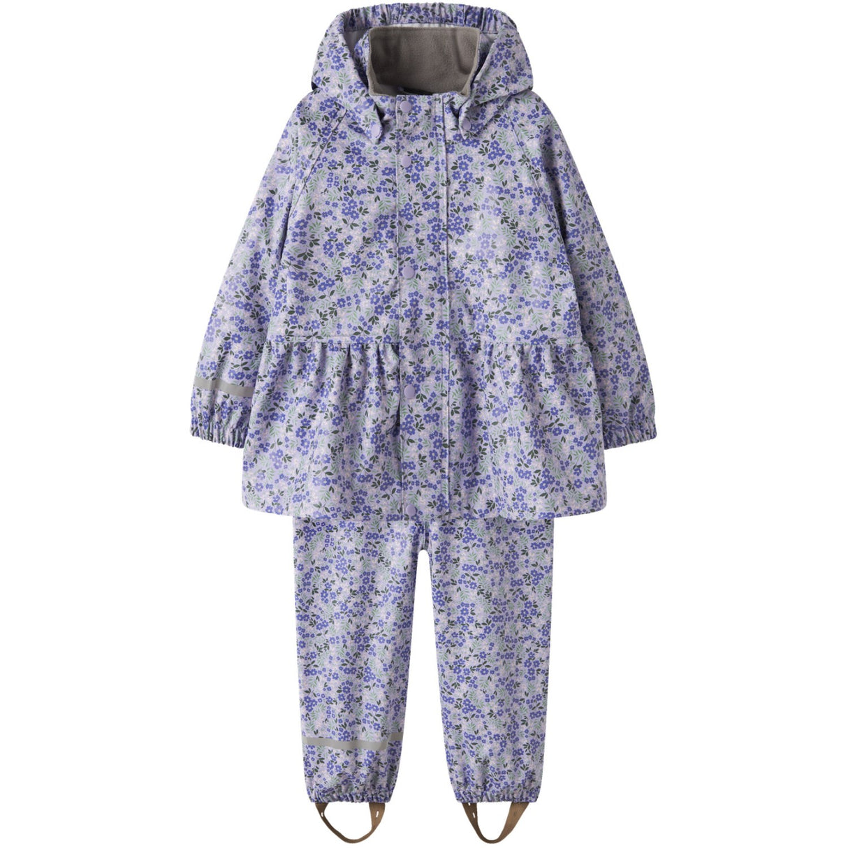 Name It Lavender Nmfdry10 Rain Sæt Au Aop Fo