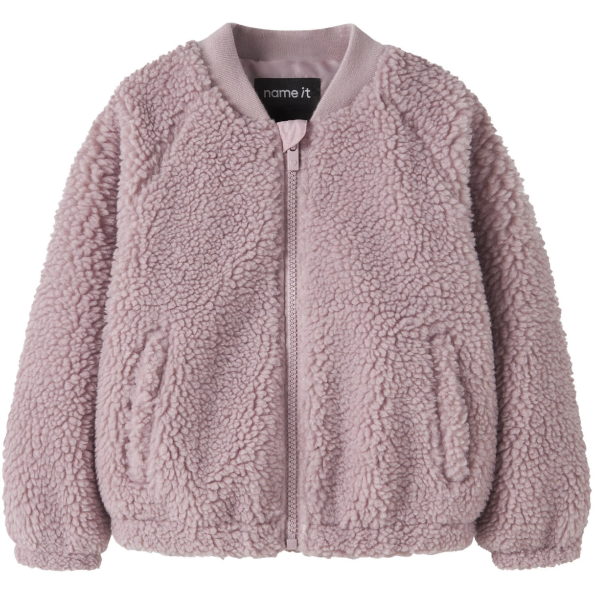 Name It Violet Ice Nmfmiffy Sherpa Jakke