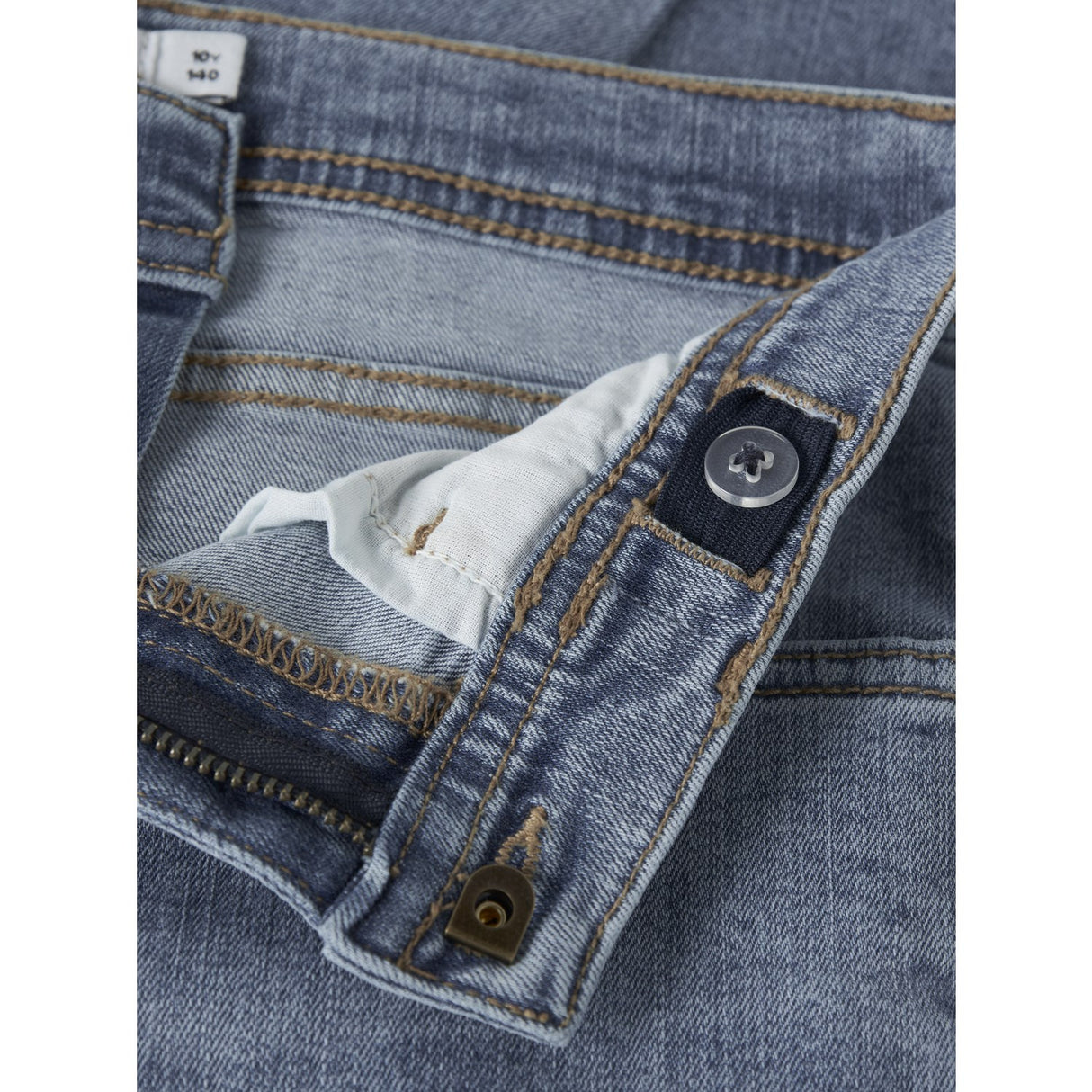 Name It Medium Blue Denim Nkmryan Straight Jeans 8809-Md Tb