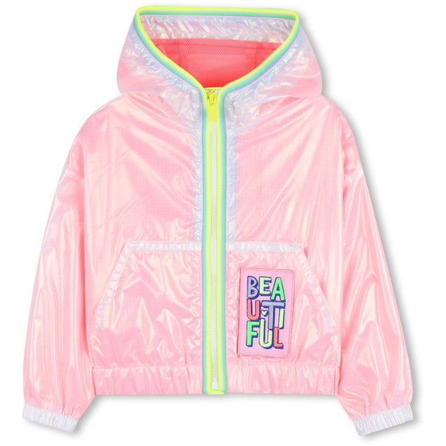 Billieblush White Hooded Windbreaker