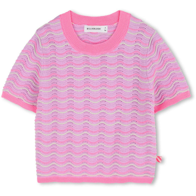 Billieblush Lilac Kort Ærmer Sweater, Jumper