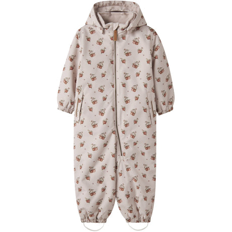 Lil'Atelier Hushed Violet Apples Nmflasnow10 Flyverdragt Aop Fo Lil