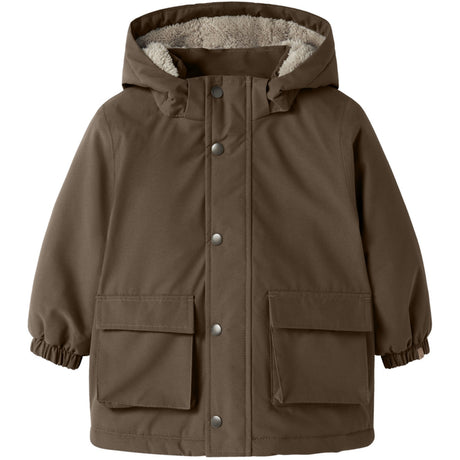 Lil'Atelier Dark Earth Nmmlasnow05 Jkt Solid Fo Lil