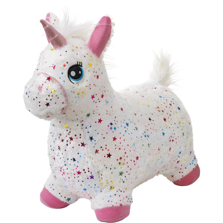 KREA® Hop & Bounce Plys Enhjørning Regnbue