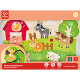 Hape Bondegårdsdyr Knoppuslespil