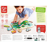 Hape Vilde Dyr Knoppuslespil