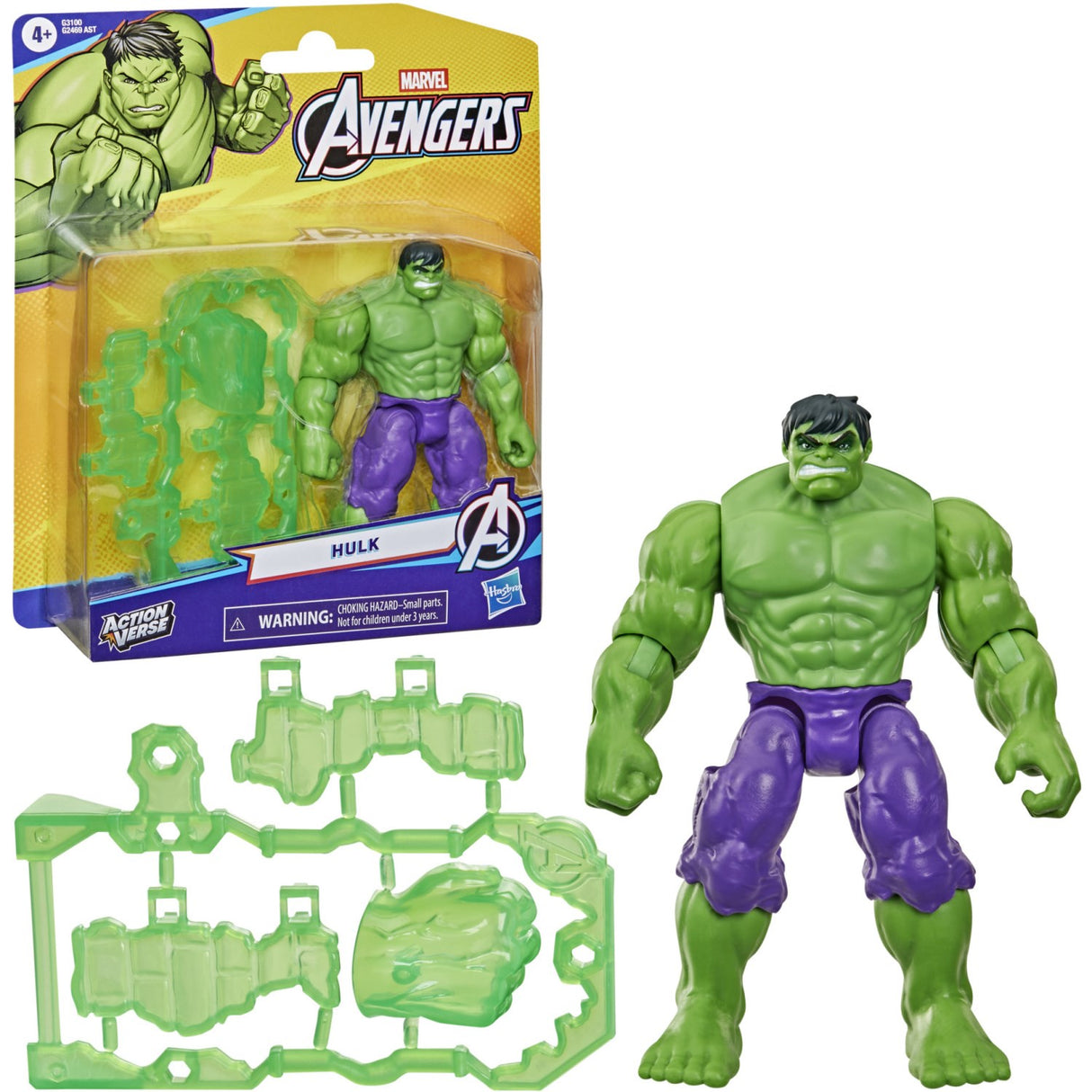 Marvel Avengers Figur Med Udstyr 11 Cm Hulk