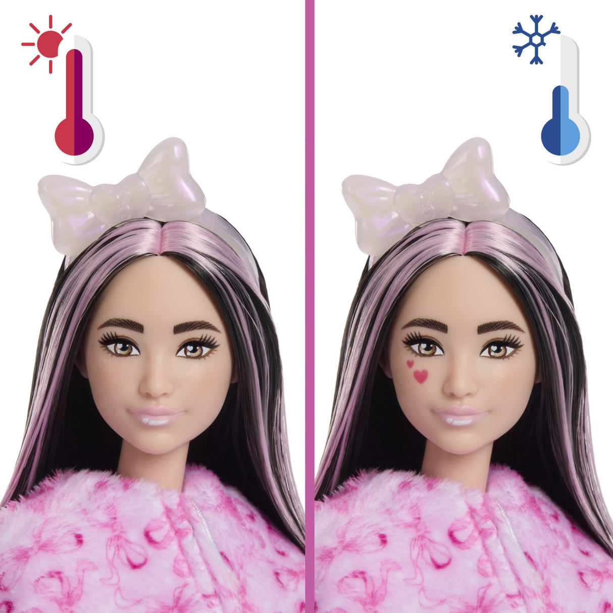 Barbie® Cutie Reveal Søde Sløjfer Lyserød Lam
