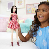 Barbie® Mode Dukke Lyserød Leopard Brunette