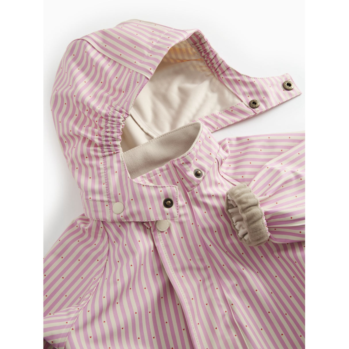 MarMar Rainwear Pink Stripe Orion Dragt