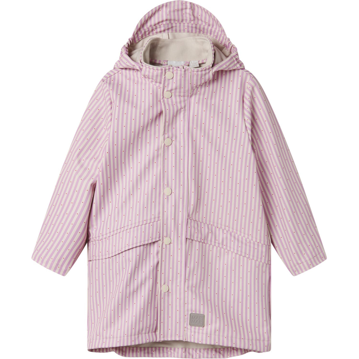 MarMar Rainwear Pink Stripe October Jakke