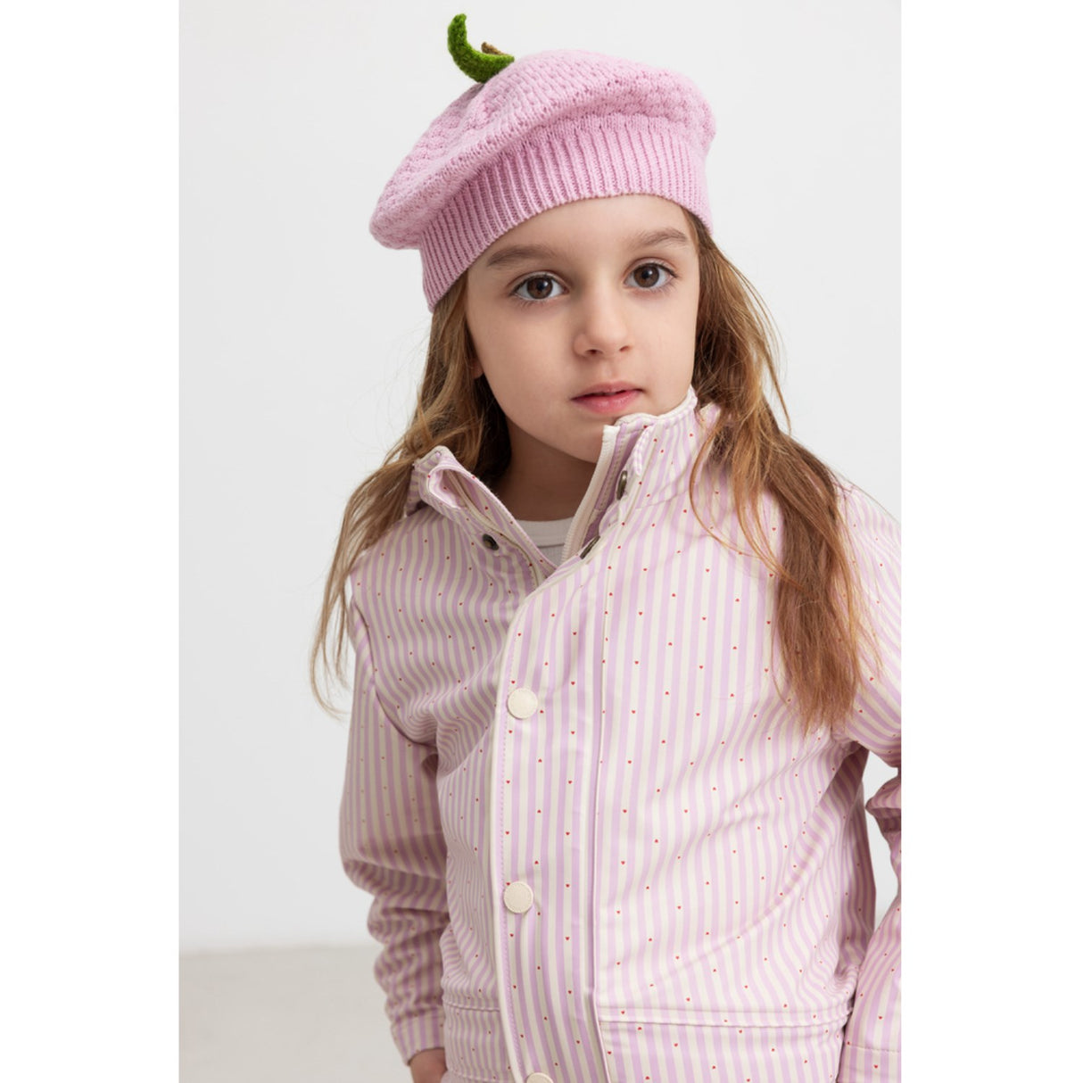 MarMar Rainwear Pink Stripe October Jakke