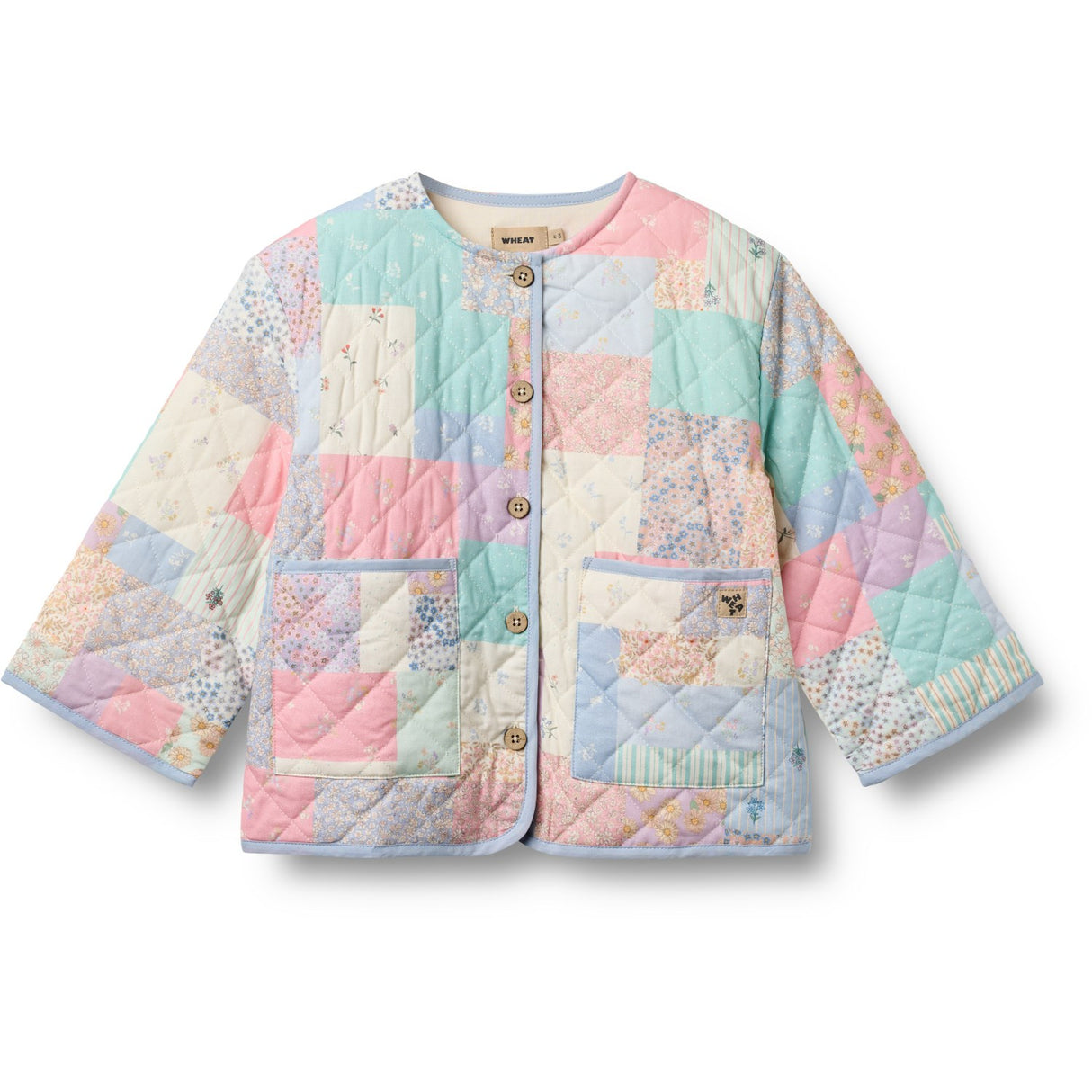Wheat Patchwork Flowers Quilt Jakke Inaja