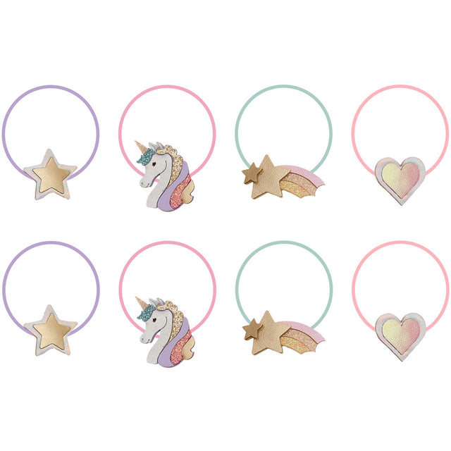 Mimi & Lula 8 Hårelastikker - Mini Dreamy My Little Unicorn
