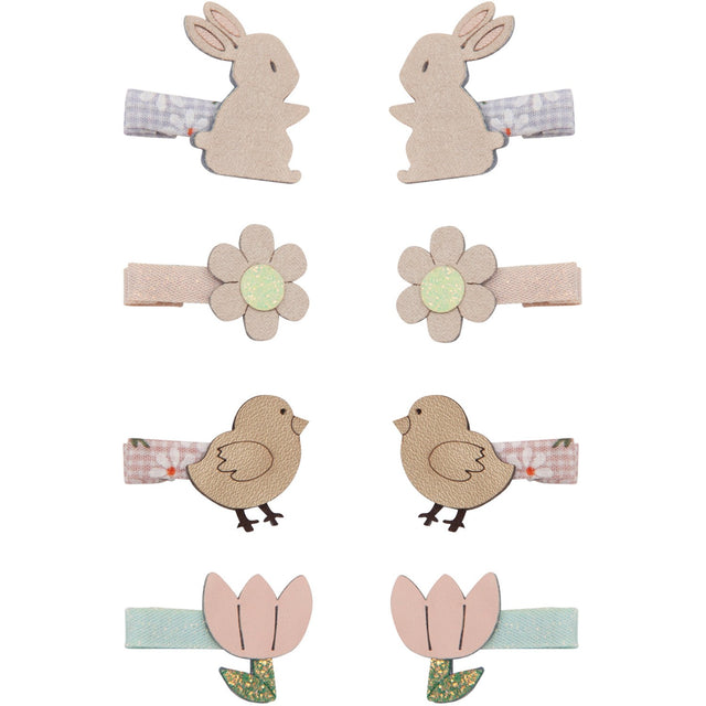 Mimi & Lula 8 Hårclips - Mini Easter