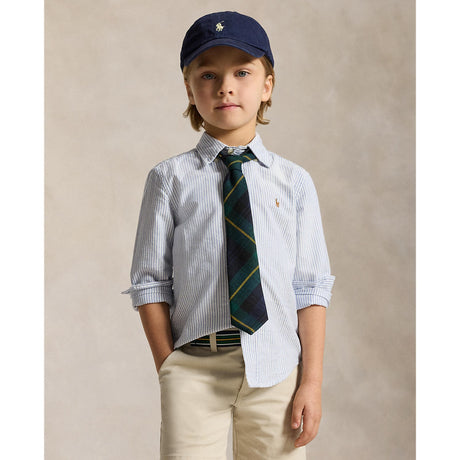 Polo Ralph Lauren Lt Blue Stripe Sport Skjorte
