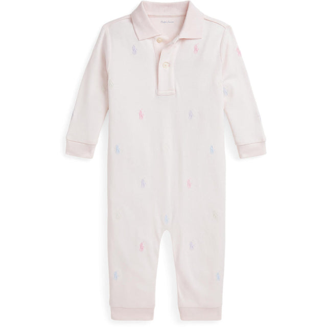 Ralph Lauren Baby Delicate Pink Coverall