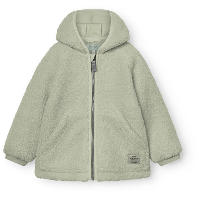 Mini A ture Desert Sage Matliff Teddyfleece Jacket. Grs
