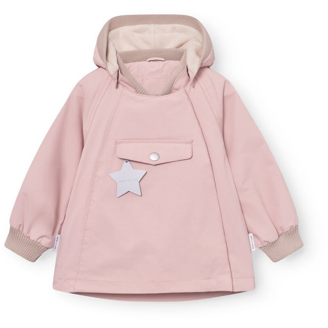 Mini A ture Rose Smoke Matwai Fleece Lined Jacket. Grs
