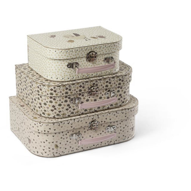 Smallstuff Hearts, Birds & Flowers Kuffert Sæt