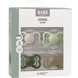 Bibs Sand/Sage/Hunter Green/Dark Oak Sut Supreme 4-Pak Silikone