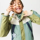 Mini A ture Granite Green Col. B. Matvalon Fleece Lined Jacket. Grs