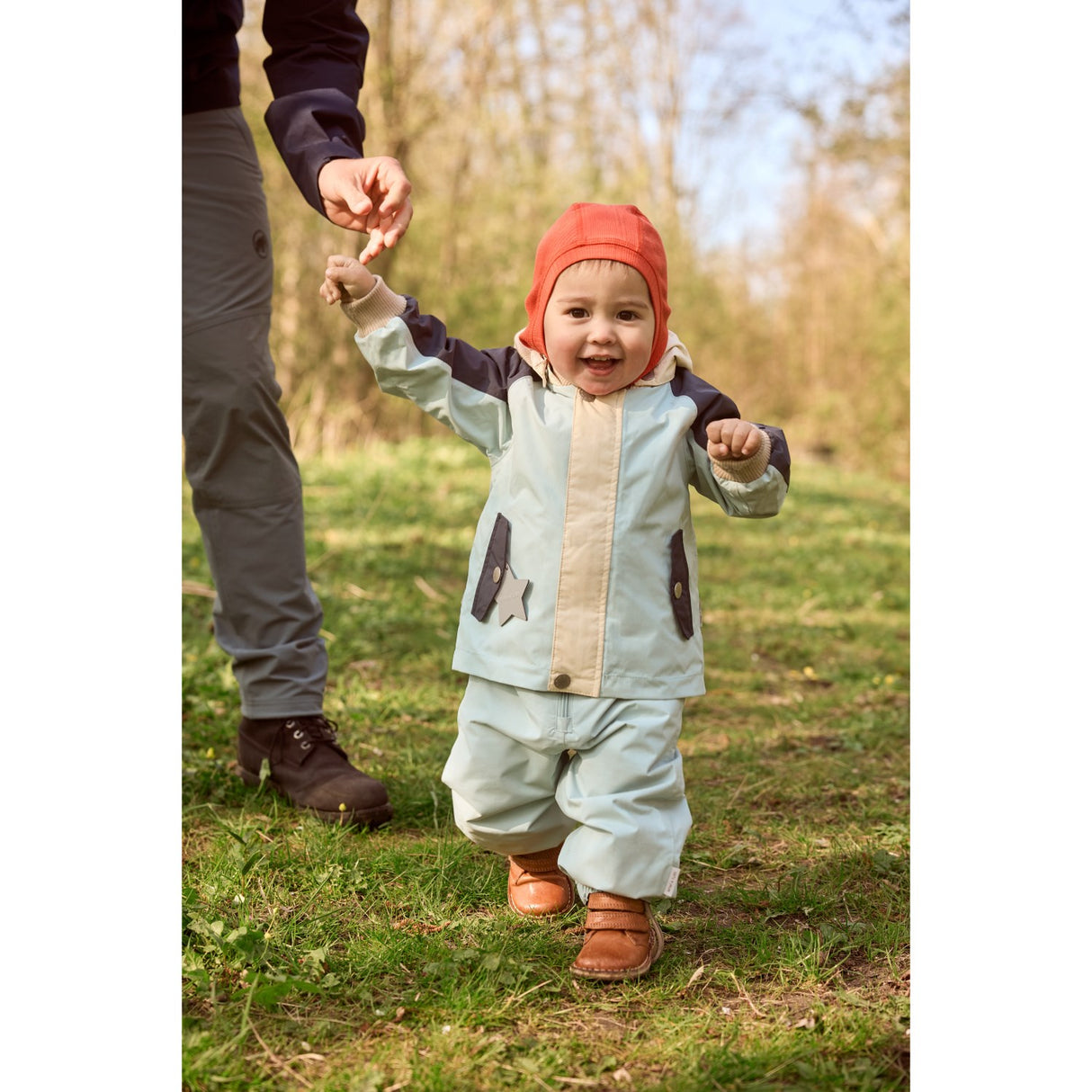 Mini A ture Cloud Blue Col. B. Matwally Jacket. Grs