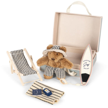 Konges Sløjd Blue Stripe Tiny Bamse Travel