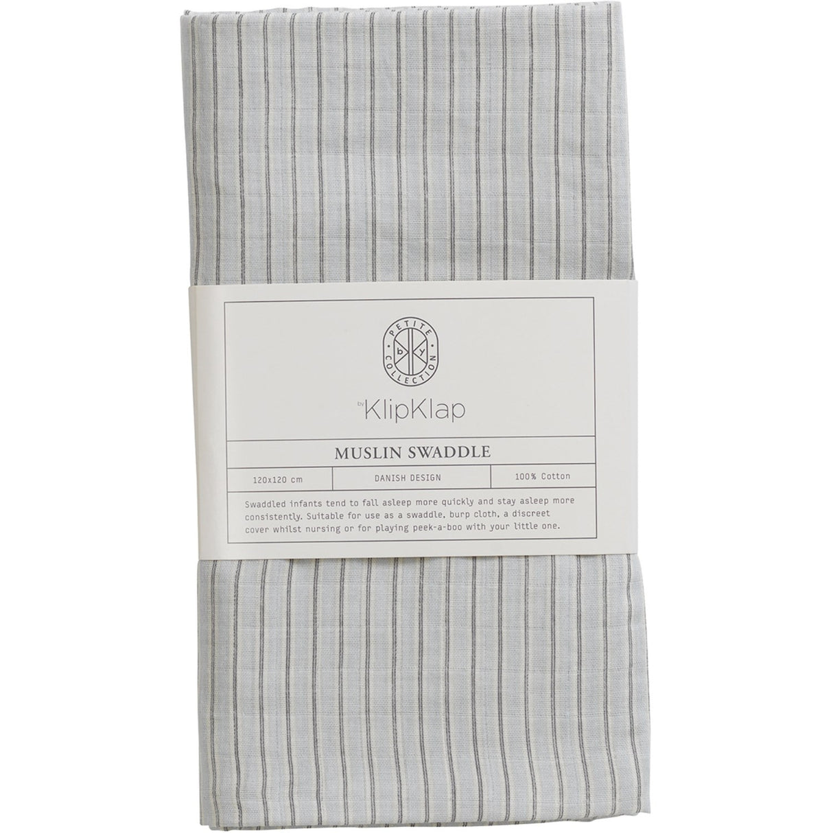 by KlipKlap Moon Grey Alfred Stripe Svøb