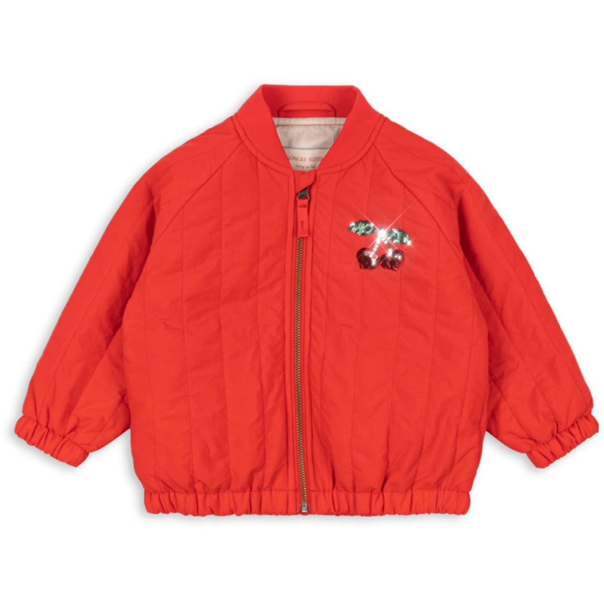 Konges Sløjd Fiery Red Juno Paliet Bomber Termojakke