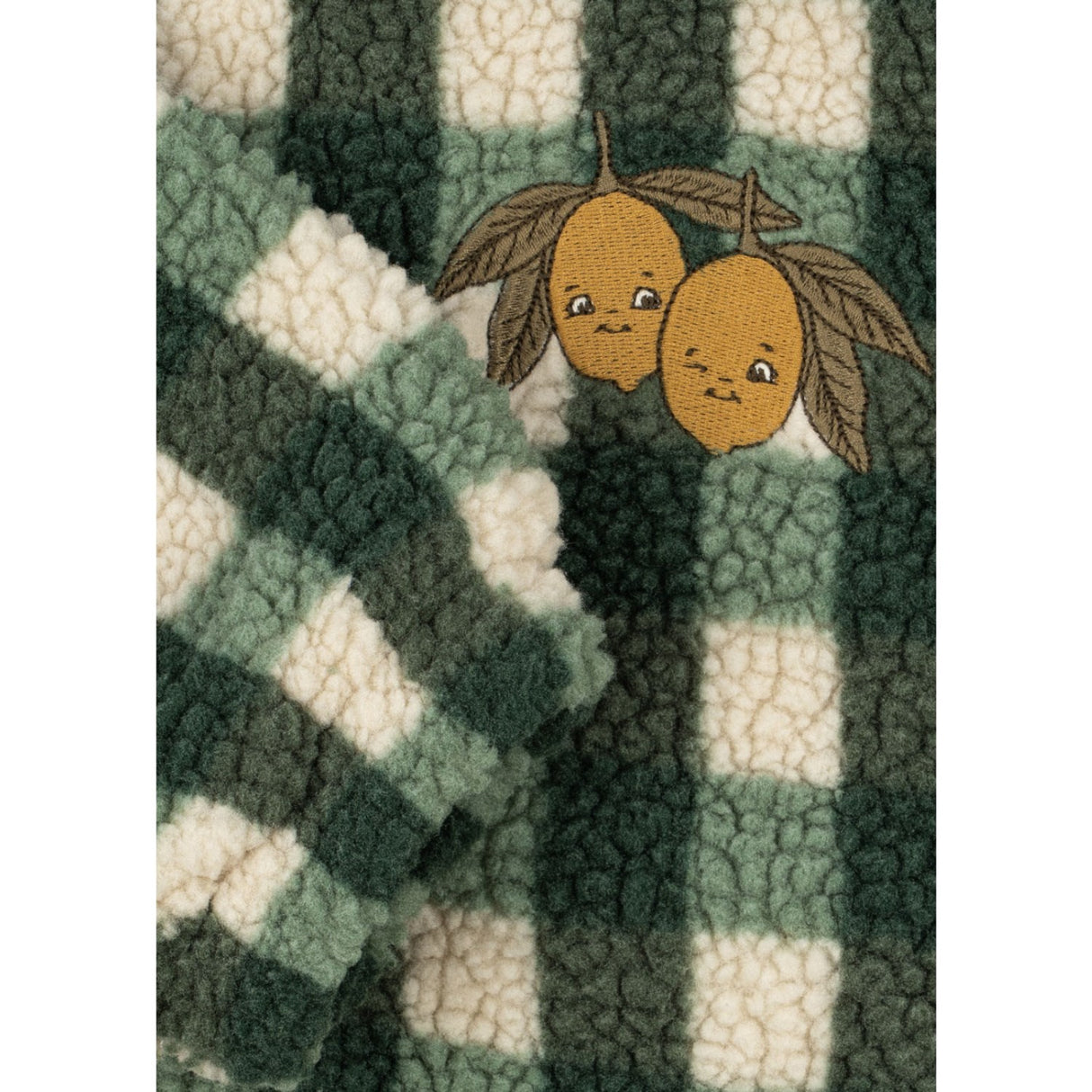 Konges Sløjd Green Check Jody Bamse Jakke Grs