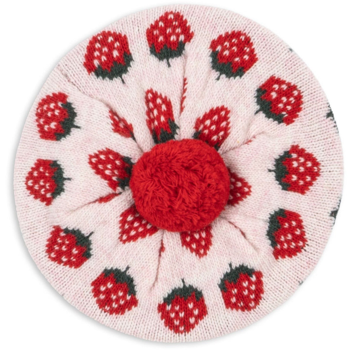 Konges Sløjd Strawberry Belou Strik Beret