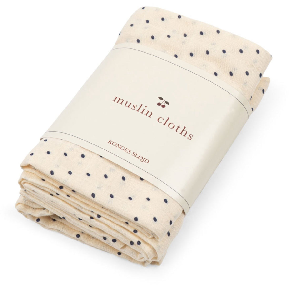 Konges Sløjd Estate Dot 3 Pak Muslin Cloth Gots