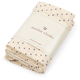 Konges Sløjd Estate Dot 3 Pak Muslin Cloth Gots