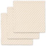 Konges Sløjd Estate Dot 3 Pak Muslin Cloth Gots