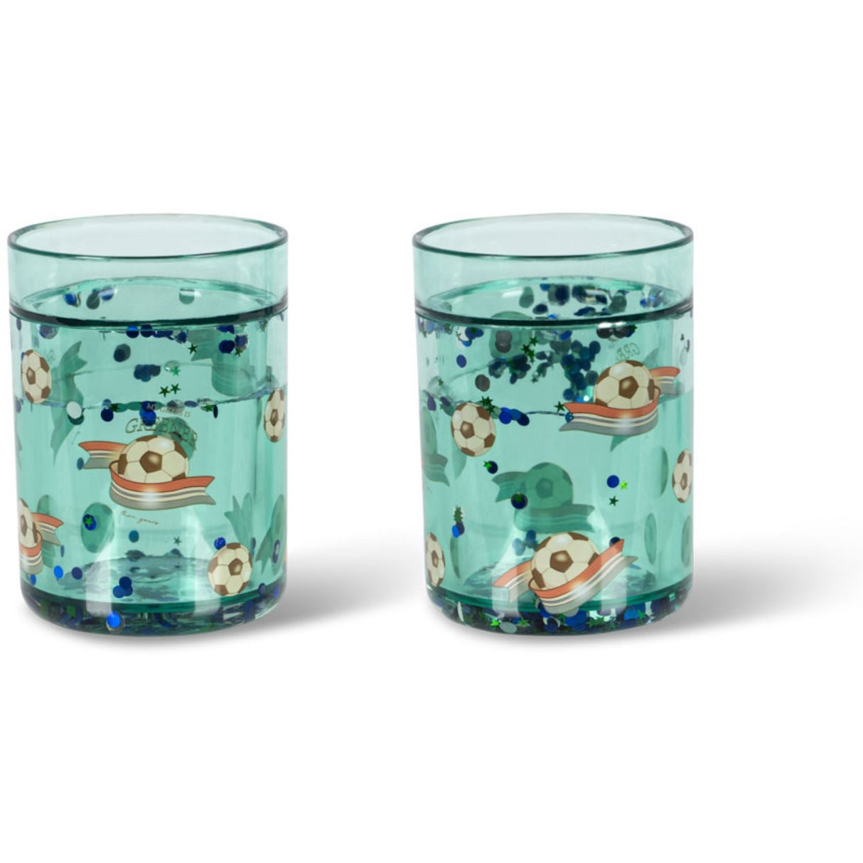 Konges Sløjd Kick It 2 Pak Glitter Cups