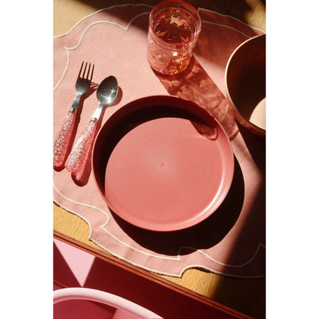 Konges Sløjd Woof Letter Rose 2 Pak Glitter Kopper