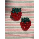 Konges Sløjd Strawberry 2 Pak Strawberry Beaded Hair Clip