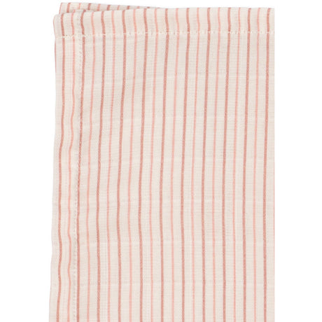 Konges Sløjd Stripie Petite Rose 3 Pak Muslin Cloth Gots