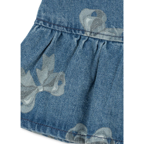 Konges Sløjd x Luksusbaby Bella Bow Blu Magot Flæse Kjole Gots